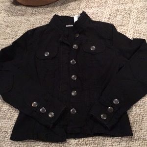 Black jean jacket